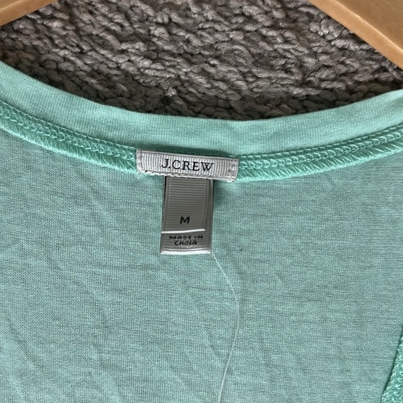 J. Crew mint green Fitted Sleeveless Tank Top NWT - Picture 2 of 7